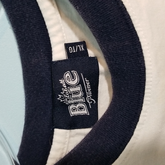 Labatt Blue pilsner john labatt blue 1847 mens white tank XL - Picture 5 of 16